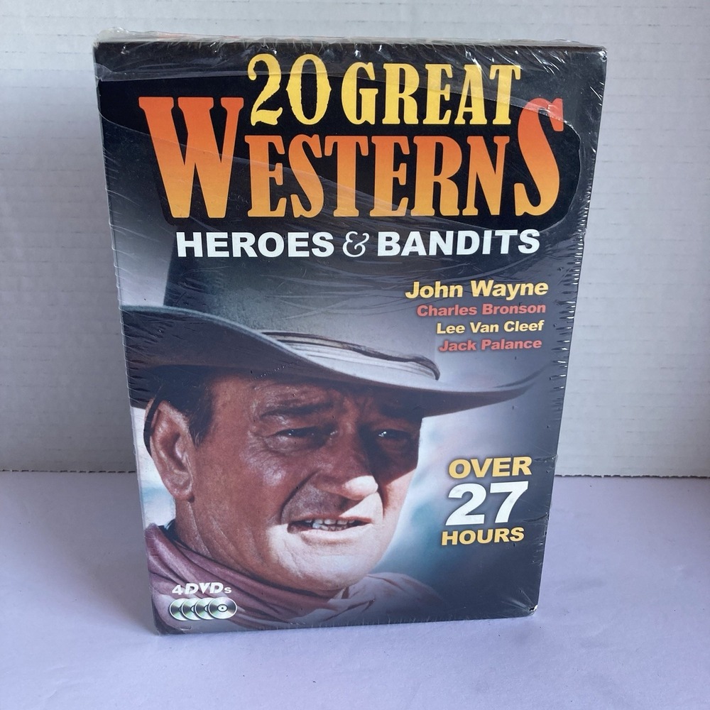 20 Great Westerns: Heroes & Bandits (Brand New DVD Set) John Wayne